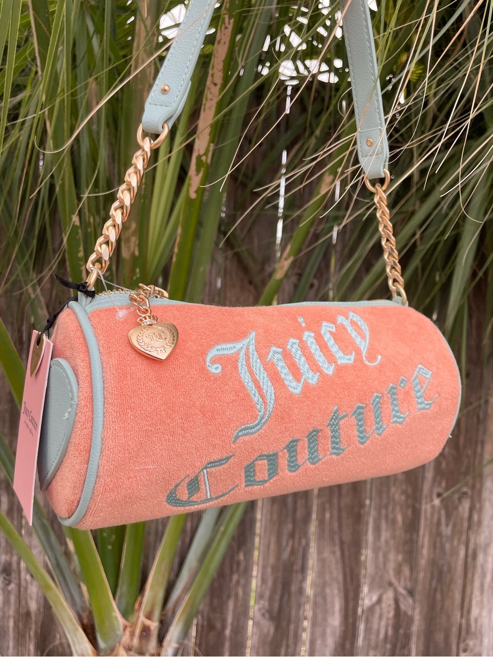 Juicy Couture Peach Fuzz Barrel Bag